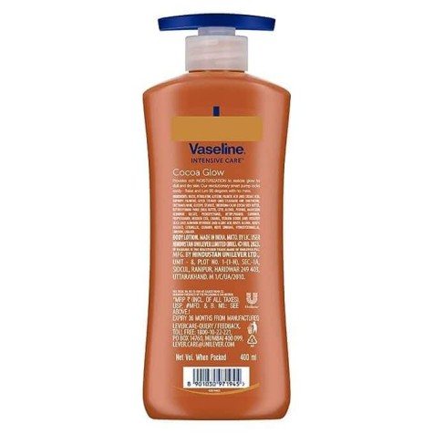 Vaseline Cocoa Glow Body Lotion 400ml (India)