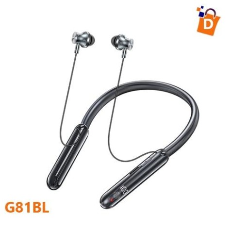 Awei G81BL Wireless Bluetooth Earphones – HiFi Stereo Hanging Neck Sports Headset Awei G81BL Wireless Bluetooth Earphones – HiFi Stereo Hanging Neck Sports Headset