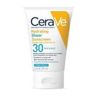 CeraVe Hydrating Sheer Sunscreen SPF 30 for Face & Body 89ml