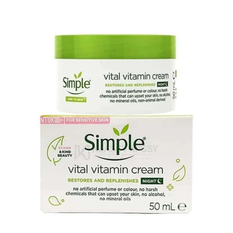 Simple Kind To Vital Vitamin Day Cream Simple Kind To Vital Vitamin Day Cream