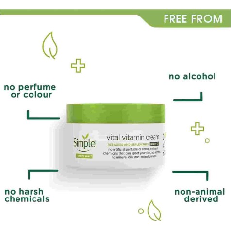 Simple Kind To Vital Vitamin Day Cream Simple Kind To Vital Vitamin Day Cream